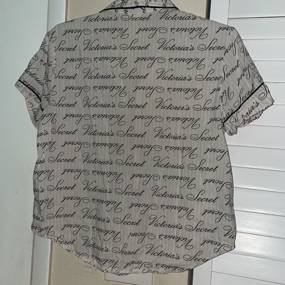 Victoria Secret Black/White Striped Pajama Short Set Size M - Picture 8 of 12